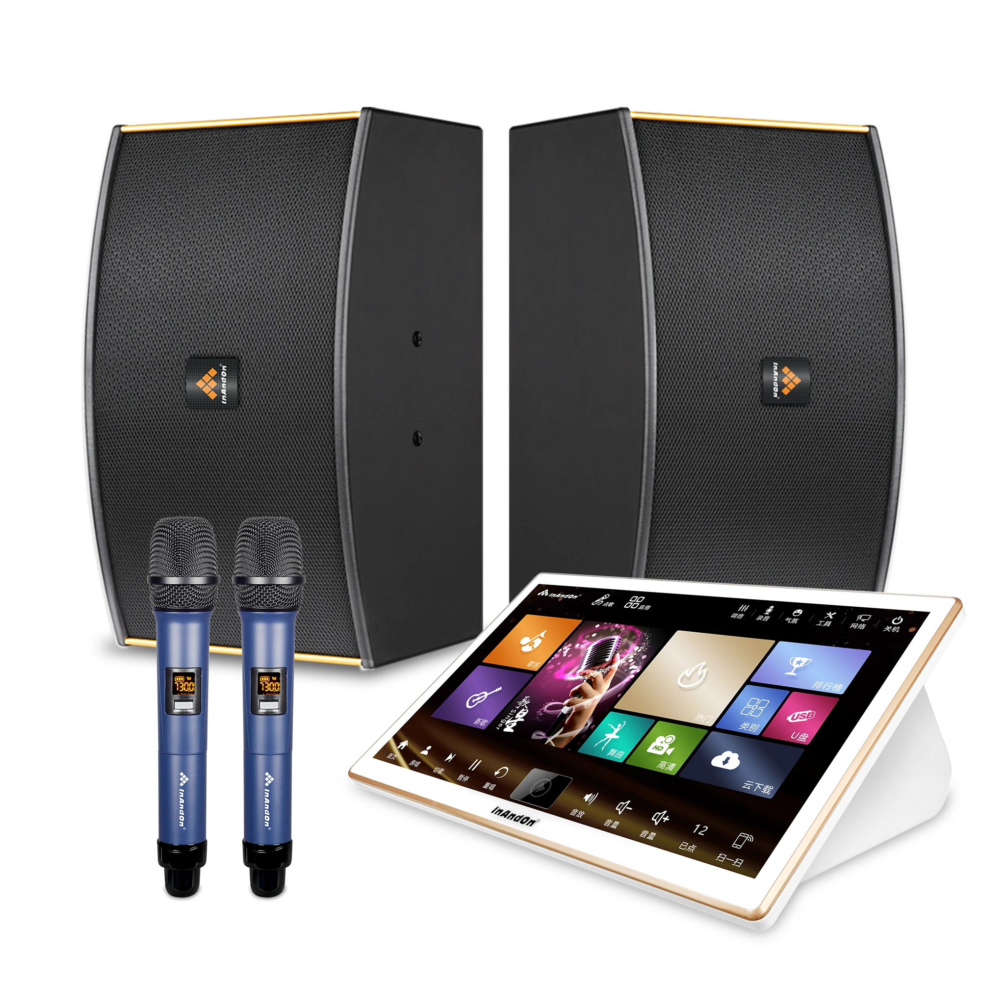 

KTV развлекательная 18,5 ''китайская караоке-машина 2 ТБ Wifi профессиональная система домашний мини-плеер