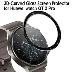 3D Curved Screen Protector for Smartwatch - Premium Protective Film Accessory (For Huawei GT2 Pro)