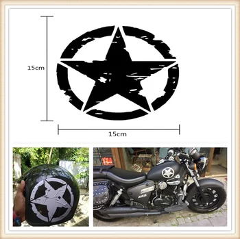 

styling ARMY Star Decals Motorcycle Stickers Vinyl for HONDA CBR500R CB500F X GROM RC51 RVT1000 SP-1 SP-2 CRF1000L