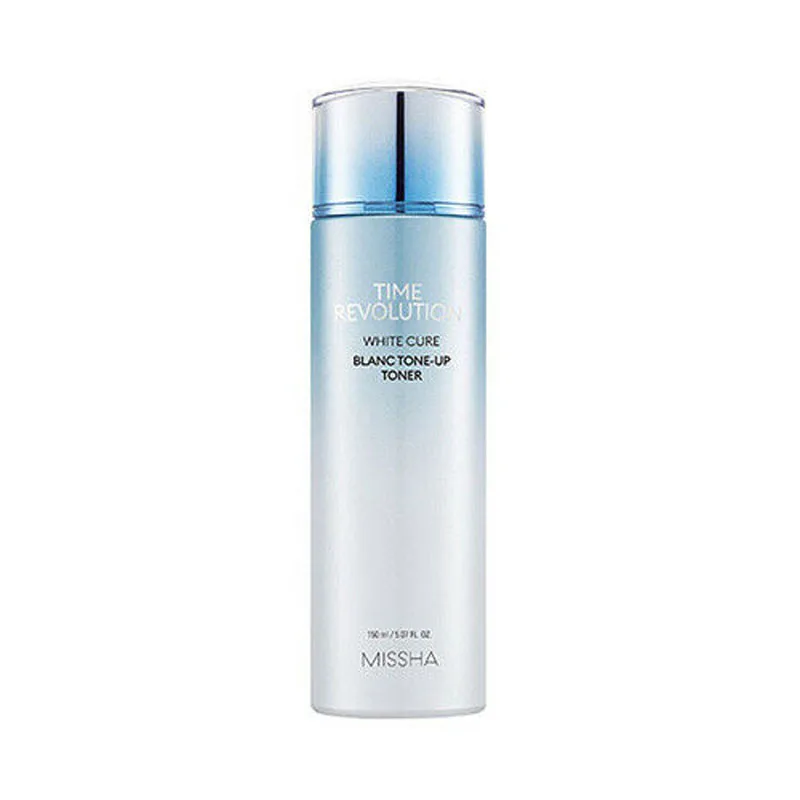 

MISSHA Time Revolution White Cure Blanc Tone-Up Toner 150ml Moisturizing Face Serum Bright Skin Firming Essence Korea Cosmetics