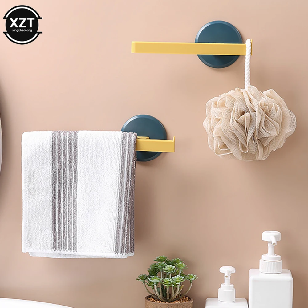 T Type Self-adhesive Towel Rack Wall Mounted Towel Bar Shelf Washrag Hook for Kitchen Bathroom Home Organizer Storage Rack Tools