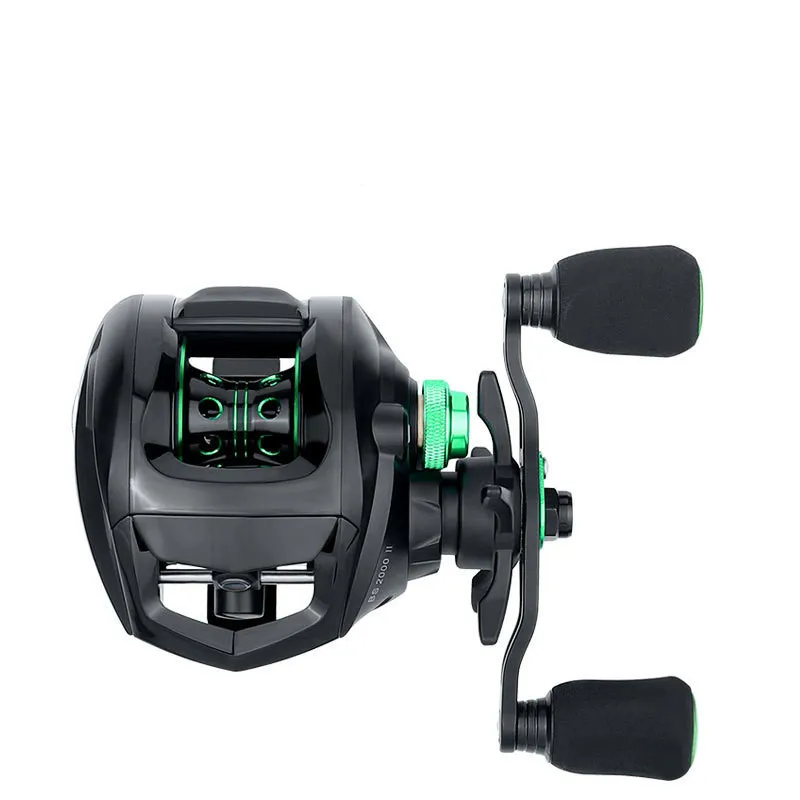 

Green2000 Series 8.1: 1 Left And Right Hand 12 + 1BB Long Shot Water Drop Round Road Sub Gun Handle Fishing Reel Fishing Reel