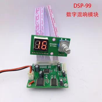 

Dsp99 digital reverberation module karaoke reverberation board mixer effect module 0-99 100 effects