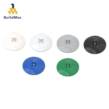 

BuildMOC Compatible Assembles Particles 18859 64mm disc Building Blocks Parts DIY LOGO Educational Tech Parts Toys