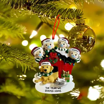 

Family of Four DIY Name PVC Christmas Tree Hanging Pendant Christmas Tree Pendant 2020 Christmas Holiday Decorations