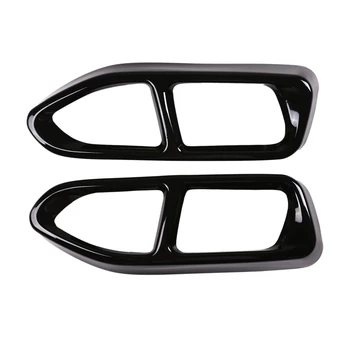 

2Pcs Exhaust Cover Trim For Bmw 7 Series G11 G12 730 740 750Li 16-18 M Sport Version Model Stainless Steel Car Accessory
