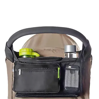 

Portable Infant Stroller Bag with Sufficient Durability and Ruggedness Outdoor Trolley Hanging Bag Wheelchair Organizer