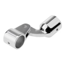 1х крепление для морских лодок с петлей с 1 дюймовым(25 мм) наконечником для глаз Bimini Верхнее Крепление-серебро