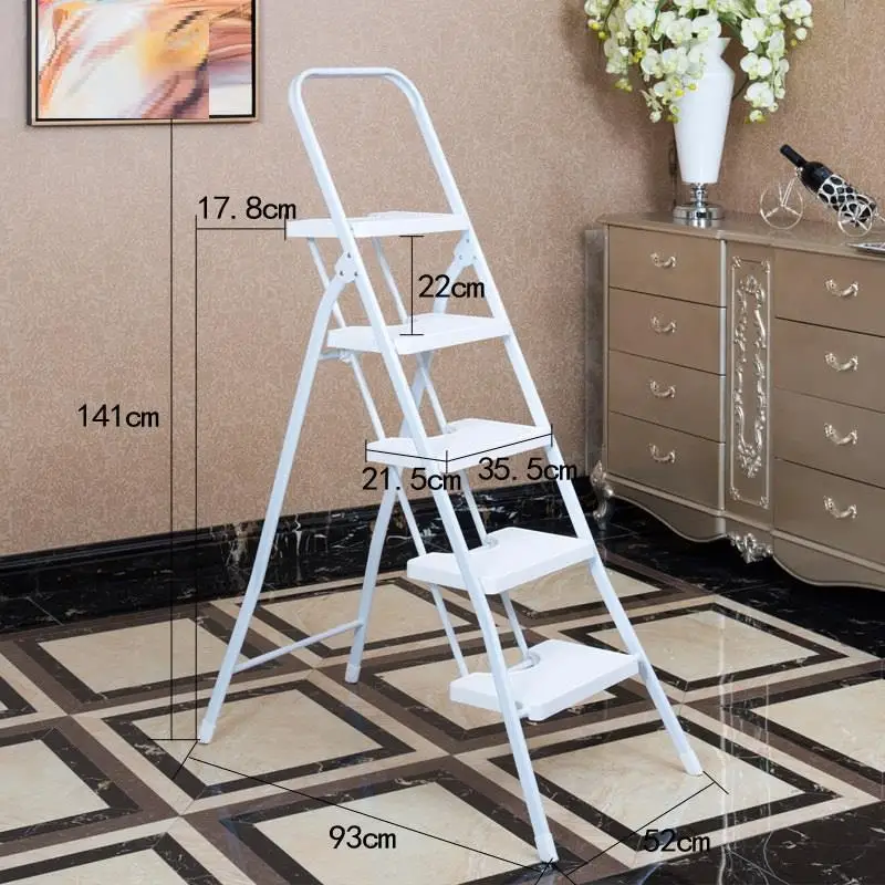 Cucina Tangga Lipat echille Pliante Ванная комната для пожилых людей Escalera Plegable кухонный стул Escaleta Escabeau Stepladder ступенчатый стул - Цвет: Number 24