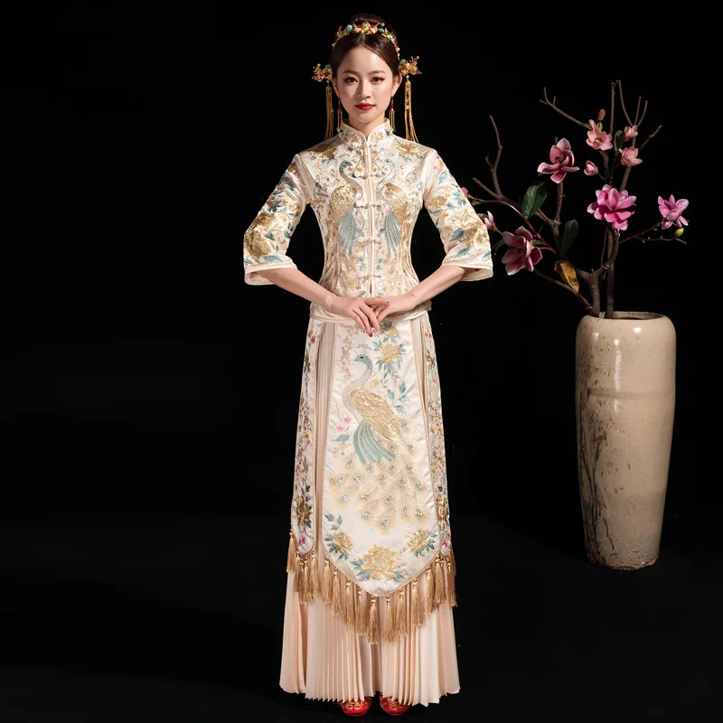classic royal cheongsam chinese traditional dress qi