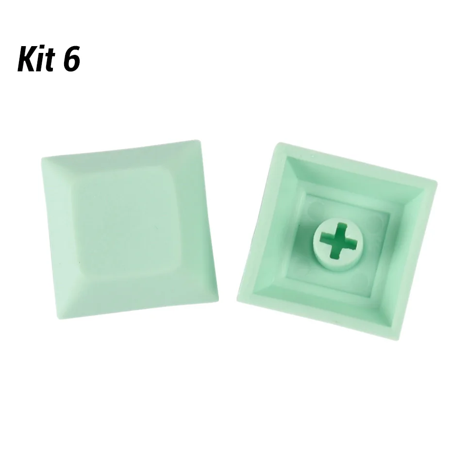 YMDK пустой DSA 1u Keycap 1,4 мм PBT для MX переключатели клавиатуры - Цвет: Light Green