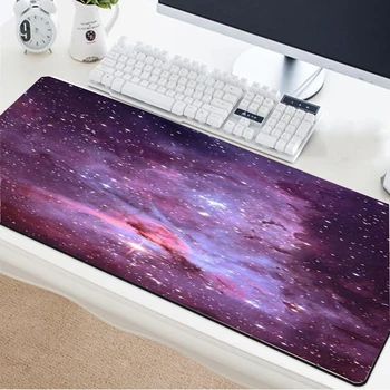 

Yuzuoan Color Universe Star Anti-skid Rubber Comfort Speed Control Game Mouse Pad Precision Locking Office Computer Keyboard Pad