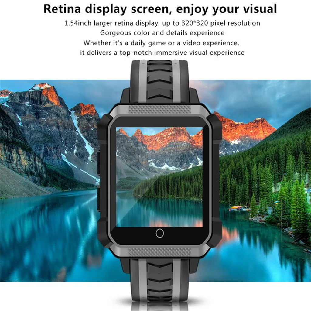  H7 4G Smart Uhr 154 zoll Farbe Bildschirm IP68 Wasserdicht Für Android Telefon GPS Sport Mehrere Fa