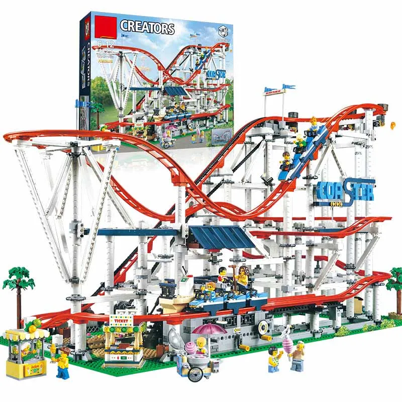 

UPS 15039 The Roller Coaster with motor Model legoinglys girls Series building Blocks Bricks architecture Toys christmas gift