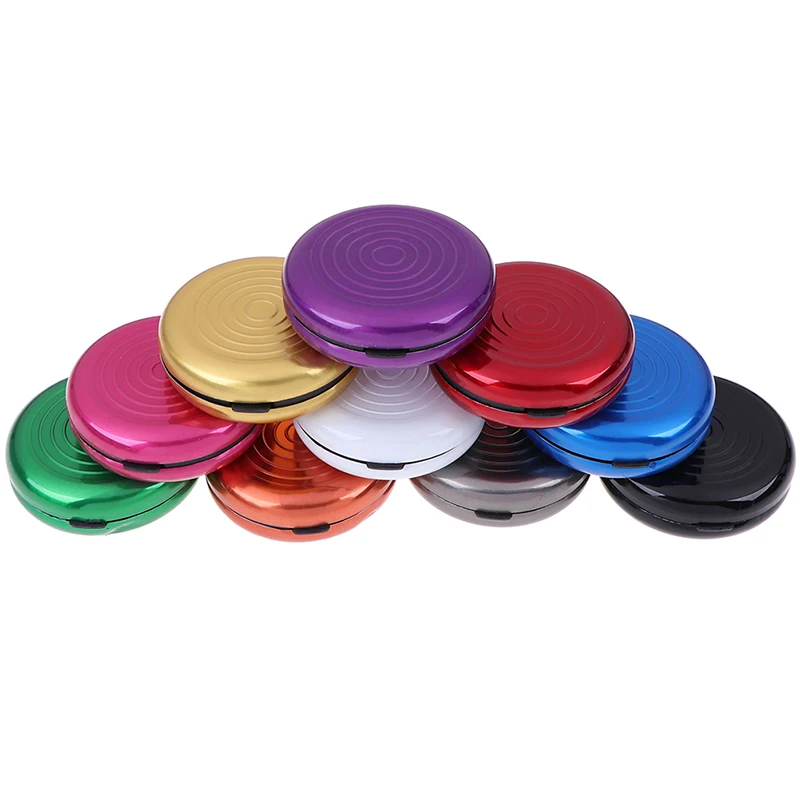1Pc Aluminium Euro Coin Dispenser Holder Purse Wallet Hold Coins Gadget