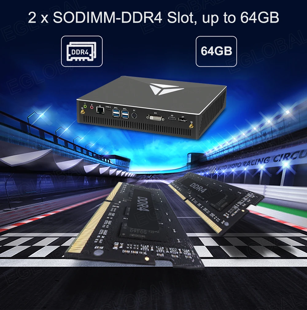 Eglobal Gamer Desktop PC - Intel Core i9-10900F, GTX1650, 64GB RAM, M.2 NVMe SSD, Windows 11, HTPC, AC WiFi Description Image.This Product Can Be Found With The Tag Names Barebone Mini PC, Computer Office, Eglobal desktop pc gamer