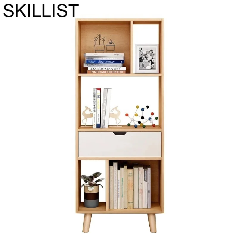 buy Casa Decoracion Cabinet Mueble De Cocina Industrial Kids Librero Bois wooden Decoration Retro Furniture Bookcase Book Case Rack