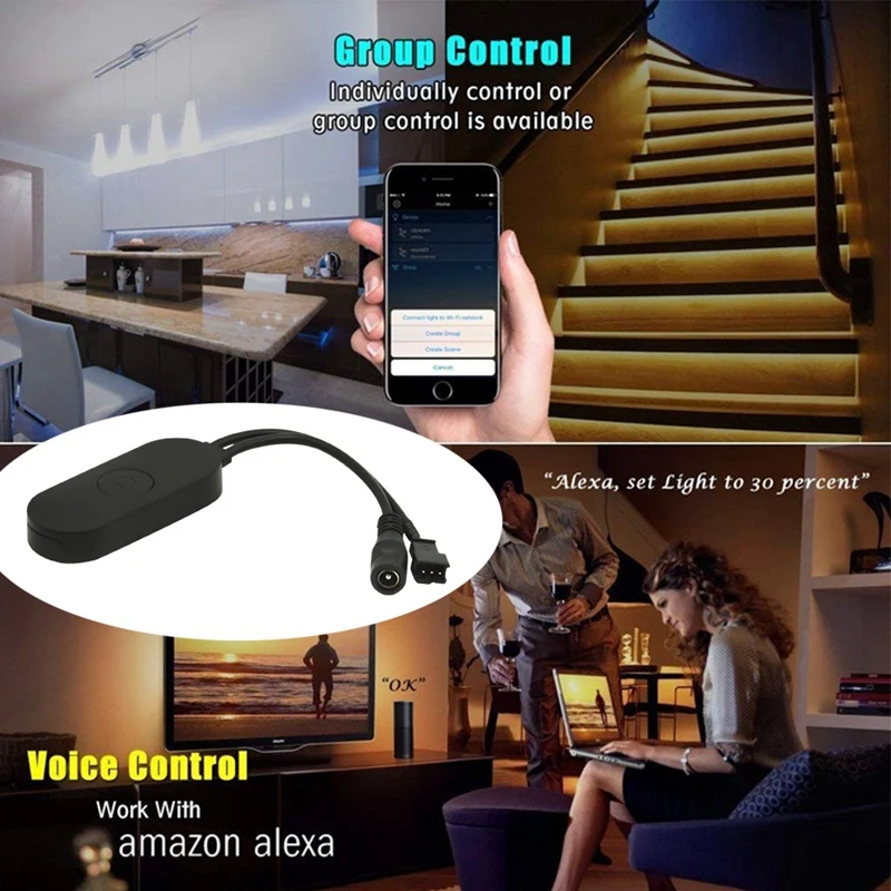 Dc5-24V Wifi СВЕТОДИОДНЫЙ Магический контроллер адресуемый пиксель Мини Wifi контроллер для Ws2811 Ldp6803 Sk6812 Ws2812B Светодиодная лента