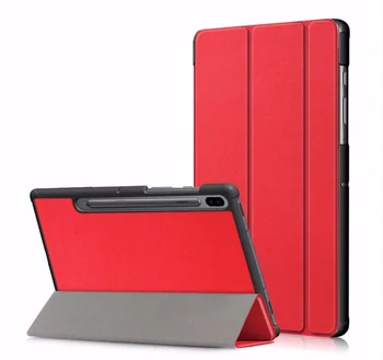 

Case for Samsung Galaxy Tab S6 10.5" 2019 Stand Auto Sleep Smart PC Back Folio Cover for Tab S6 T860 T865 Funda Protective Cases