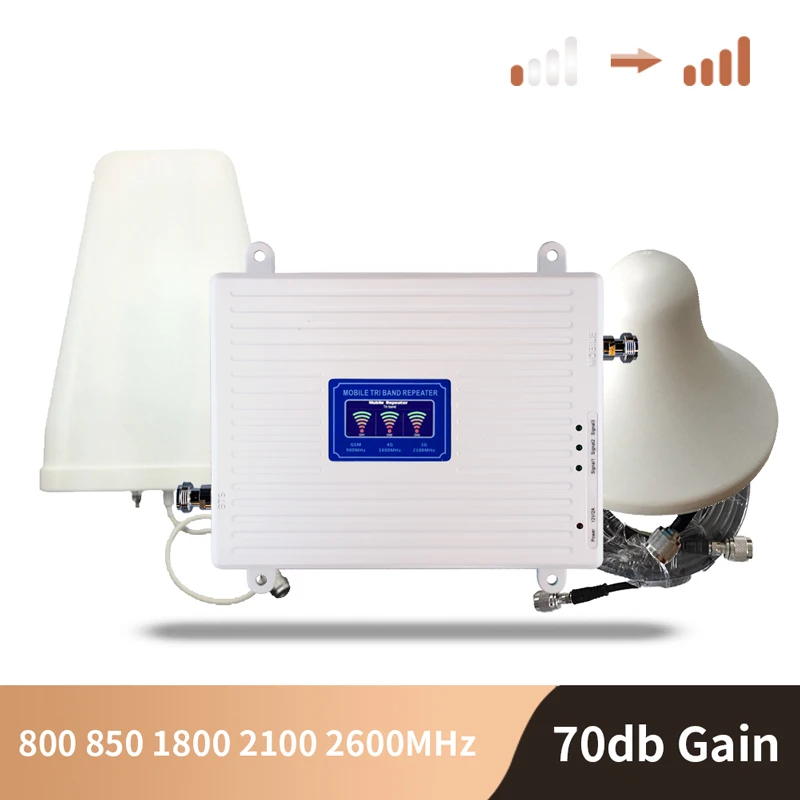 2G 3G 4G 850 800 900 1800 2100 2600Mhz Cell Phone