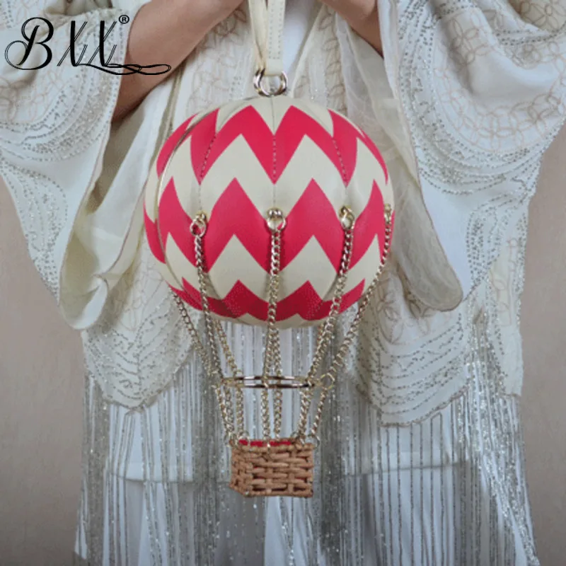 

BXX Sac / 2019 Fashion Autumn Winter Luxury Women's Handbags Designer Creative Hot Air Balloon Genuine Leather Party Bag ZE418