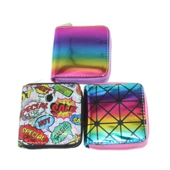 

EUMOAN New Women's Short Wallet Leopard Leather Small Money Pocket Ladies Card Holder Bag Zipper Purse Hot Sale Simple Clutch Ba