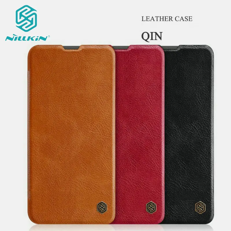 

Original NILLKIN Qin Leather Case For Huawei Honor 20 Honor20 Flip Cover For Huawei Nova 5T Card Slots Wallet Book Fudnas Bag