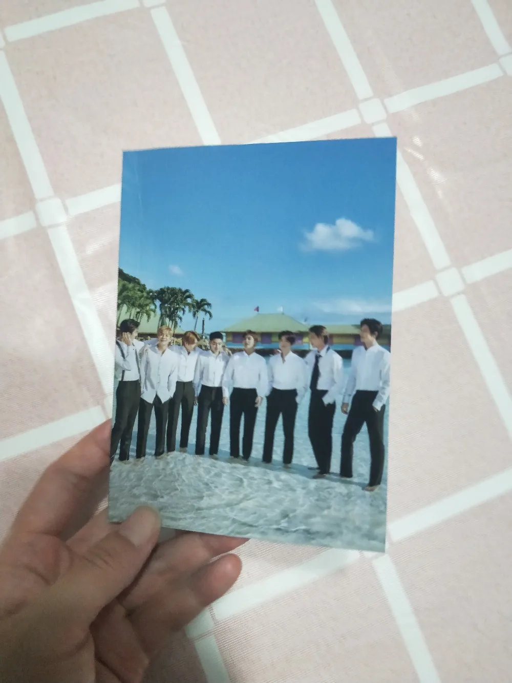 Kpop EXO фото книга Гавайи Лето Xiumin Chen HD фотография плакат картина EXO-L