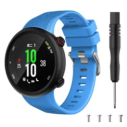 Premium Silicone Sport Wristband for Garmin Swim 2 (Sky Blue)