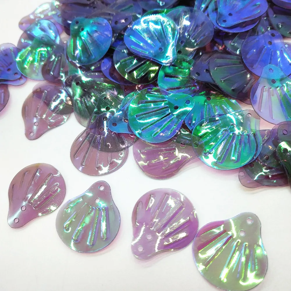 18mm shell transparent light purple 4