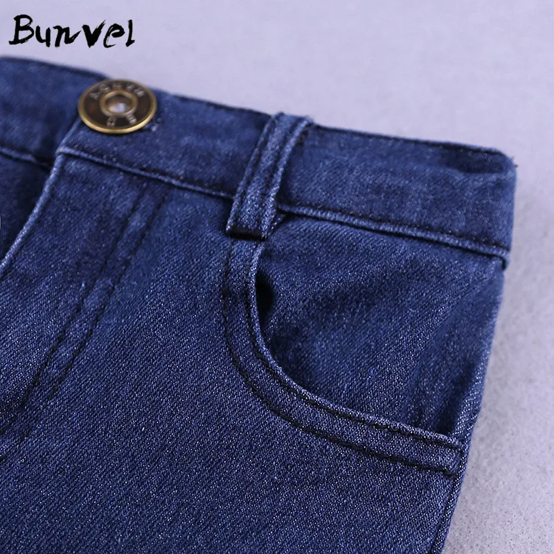 Bunvel/комплект одежды из 2 предметов, осенний комплект одежды для детей, кружевной топ с длинными рукавами для новорожденных девочек+ джинсовые штаны, одежда