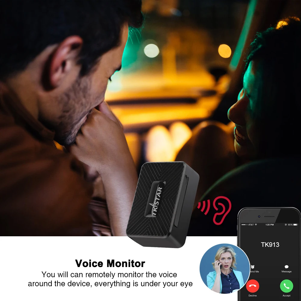 Mini GPS Tracker 4G Magnet TKSTAR 2G TK913 GPS Tracker Car Waterproof Vehicle Auto Voice Monitor Free Web APP TK905 gps tracker,car tracker