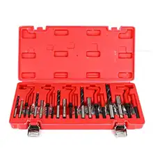 Herramienta de reparación de hilo, Kit de bobina helicoidal M5, M6, M8, M10, M12, para restauración de herramienta para hilo dañado, 131 Uds.