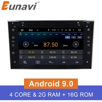 

Eunavi Quad Core 2 din Android 9.0 Car Radio GPS Navigation Stereo for Vauxhall Opel Astra H G Vectra Antara Zafira Corsa 2G RAM