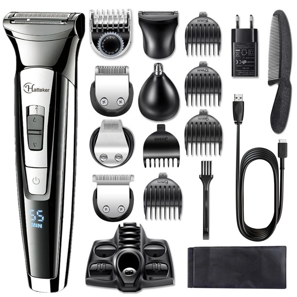 electric beard grooming kit