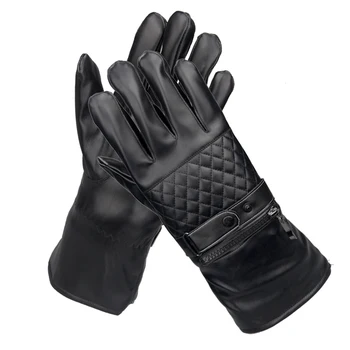 

Thermal Electric Heated Gloves Winter Skiing Gloves Unisex Black Bicycle Motorcycle Hands Warmer Rechargeable Battery 1 Pair