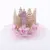1шт Baby Girl Happy Birthday Party Hats Kids One Year Flower Princess Crown Headband Baby Shower 1st Birthday Decor Party Supply