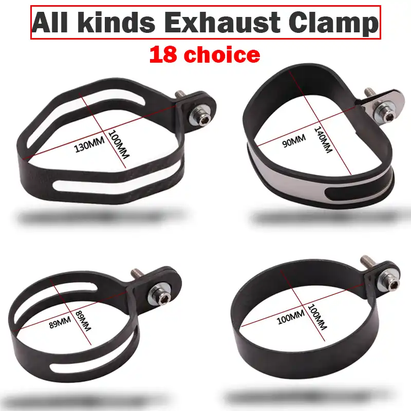 120mm*110mm Motorcycle Exhaust Pipe Bracket Clip Fasten Support muffler