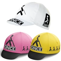 Retro ONCE Cycling Caps PINK/Yellow/White Bike Hat One Size Fits Most 1