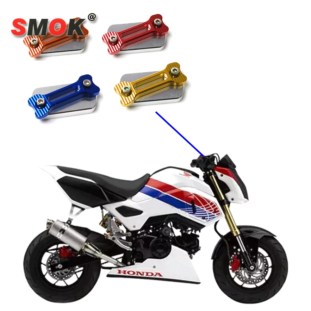 

SMOK For Honda MSX 125 MSX125 Motorcycle Accessories CNC Aluminium Alloy Front Brake Fluid Reservoir Cap Cover