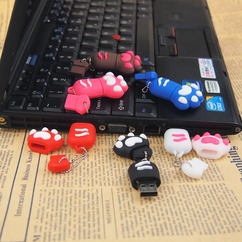 Usb флеш накопитель Bear paw флешка usb 2 0 128 Мб 32 ГБ 64 карта памяти для детей подарки