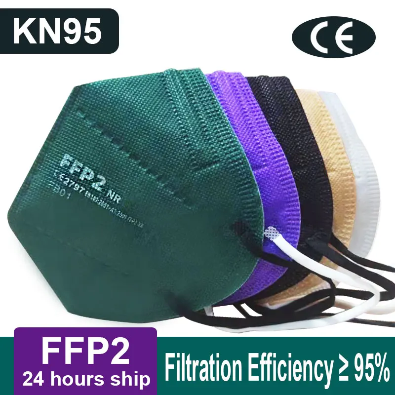 Face Mask New Face Mask KN95 Adult FFP2 Mask Mascarillas FPP2 Masks Mouth Caps 5 Layer KN95 Masks FFP2 Protective FFP2MASK Filter Masque