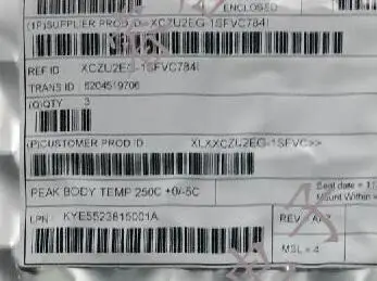 

XCZU2EG-1SFVC784I BGA-784 IC 100%Original 1PCS/LOT FREE SHIPPING