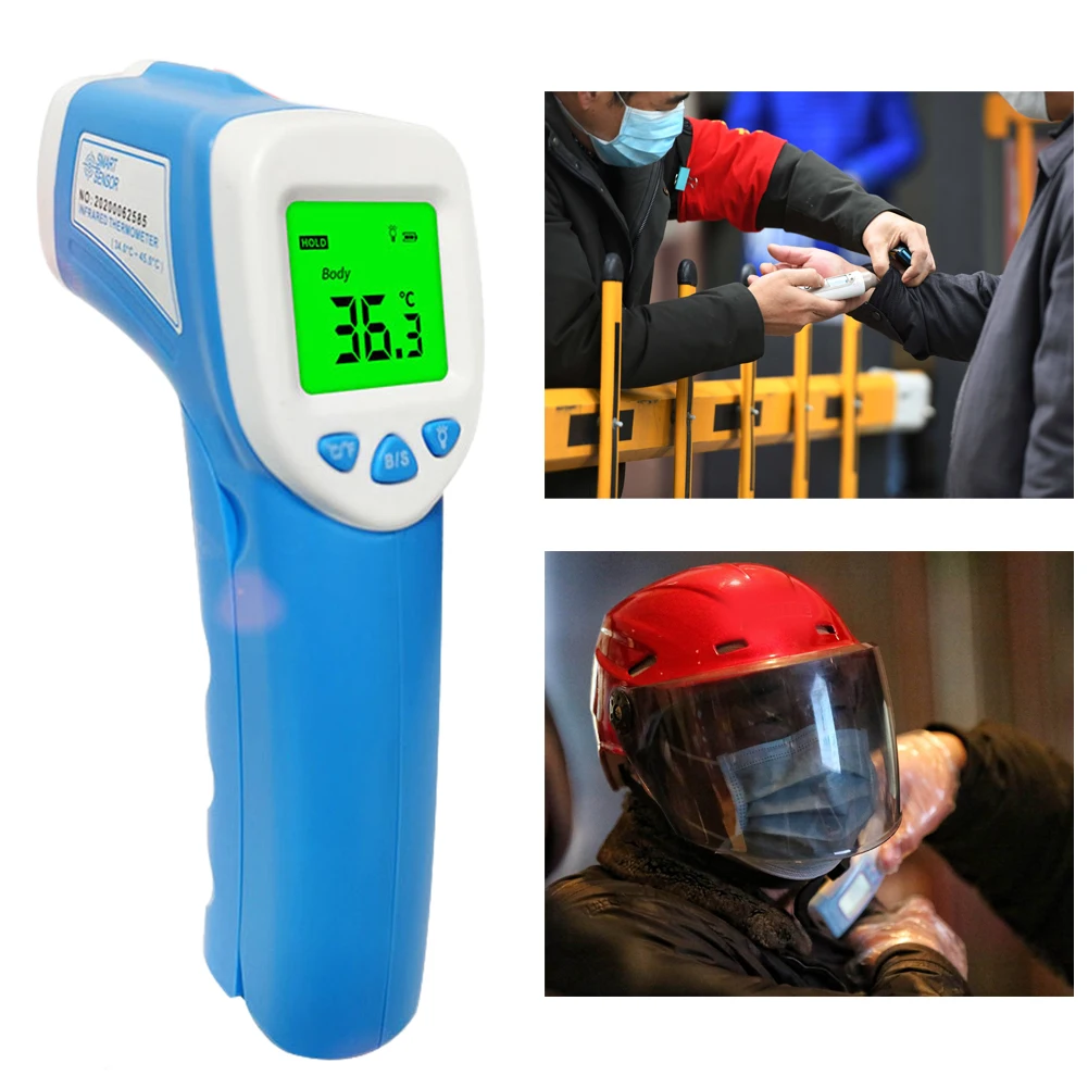 

Color Screen Baby Children Non Battery Powered IR Infrared Forehead Thermometer Measuring Tools Handheld Digital LED