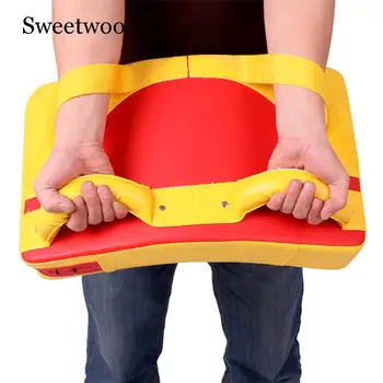 

Durable Pu Leather Boxing Pad Taekwondo Kicking Punching Bag Training Fighting Muay Thai Hand Foot Target 1pcs 38*25*5cm