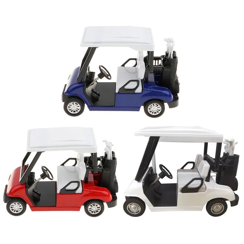 Car Toys For Boys Plastic Interactive Car Toys For Children Mini Alloy Pull Back Golf Cart w/ Clubs Model Vehicle Toy T813