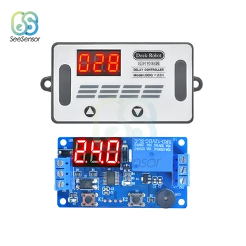 

DDC-231 DC 12V LED Digital Delay Controller Time Delay Relay Module Timer Relay Time Control Switch PLC Automation Car Buzzer