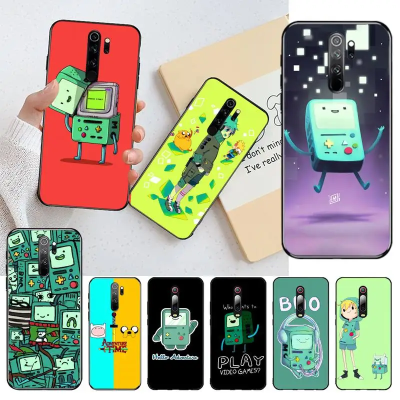 

HPCHCJHM adventure time Beemo bmo Jake Finn DIY Luxury Phone Case for Redmi Note 8 8A 8T 7 6 6A 5 5A 4 4X 4A Go Pro