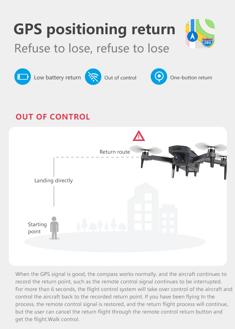 K20 Foldable Professional Drone with GPS and 5G 4K Camera Drone Desire