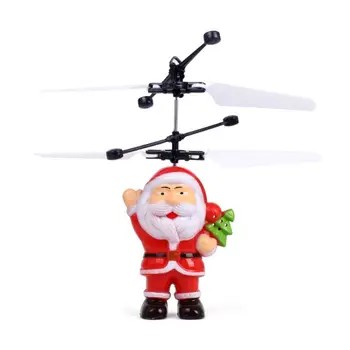 

Electric RC Flying Santa Claus Infrared Induction Aircraft Helicopter LED Light R7RB